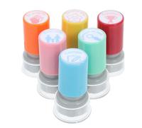 HOODANCOS 6 Pièces Tampons Enseignants Français en Pvc Faciles à Utiliser Encreur Automatique pour Corriger les Devoirs en t Encourager les Garçon et Filles