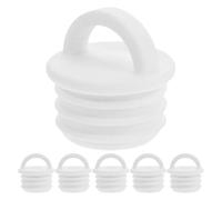 HOODANCOS 6pcs Bouchons de Vidange en Caoutchouc pour Seau à Serpillière, Étanchéité, Installation Facile, Accessoires pour Seaux de Nettoyage et Baignoires