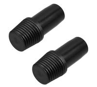 HOODANCOS Adaptateur Manche de Balai à Embout Fileté en Plastique 2pcs, Connecteur pour Rallonge de Balai, Type Allemand, Usage Polyvalent pour Bureau et Maison