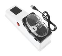 HOODANCOS Affûteur de Couteaux Électriques Blanc Meule, Outil Portable D'affûtage et Polissage, Charge Usb, Protection, Cuisine et Usage Quotidien