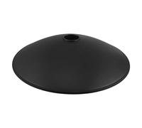 HOODANCOS Base à Roulements Pivotants, Plaque Pivotante de Chaise, Plastique Noir 400mm, Trou Central 5cm, pour Fauteuil de Barbier et Tabouret de Bar, Salons et Bars