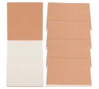HOODANCOS Bloc-notes de Poche Vierge 5pcs en Papier Épais 100 Feuilles Chacun Carnet Léger Polyvalent pour Planification et Usage Personnel
