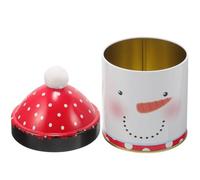 HOODANCOS Boîte à Bonbons Décorative en Métal avec Couvercle, Design Thème Noël, Stockage des Collations, pour Fête de Noël et Rangement Élégant