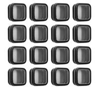 HOODANCOS Boîte à Bougie Vide 16 Pièces avec Fenêtre Transparente en Fer Boîte Carrée Multifonctionnelle, Rangement Pratique et Finition Lisse sans Bavures pour Bijoux et Bougies