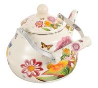 HOODANCOS Bouilloire Conduction Thermique Vintage Poignée Anti-brûlure 2,5l en Céramique Maison et L'extérieur