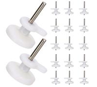 HOODANCOS Clou Beton Invisible 100 Pièces, Crochets Anti-marques en Abs pour Supports Cadres Photo, Adaptés pour Tous Coins de Votre Maison