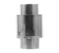 HOODANCOS Couvercle Antigel en Acier Inoxydable Clapet Anti-retour pour Conduit D'évacuation de Chauffe-eau à Gaz Argenté, Protection Décorative pour Salle de Bain et Maison