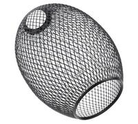 HOODANCOS Décoration d'abat-jour pour usage domestique en fer, couvercle de lampe suspendue en métal ajouré, noir, pour salle à manger et plafond intérieur