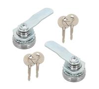 HOODANCOS Ensemble de 2 Verrous à Came pour Boîte Utilitaire en Alliage de Zinc et Noyau en Cuivre, Fonctionnement et Résistance Accrue pour Armoire et Coffre à Outils