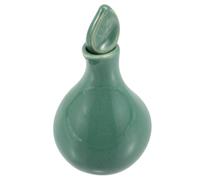 HOODANCOS Flacon Finition Émaillée Élégante Vert pour Aromathérapie en Céramique D'huile et Mélange D'huiles Essentielles et Massage Thaï pour Spa