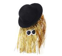 HOODANCOS Joli Bouchon de vin Bouchon de Bouteille Chapeau de poupée Originale en Forme de Haut-de-Forme, décorations pour fêtes et gâteaux, Usage Simple, 1 pièce