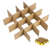 HOODANCOS Kit de Séparateurs en Papier pour Boîtes Carton de Déménagement, Protection pour Verres et Vaisselle, Durabilité, pour Transport et Emballage