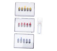 HOODANCOS Lames de Coupe pour Découpeuse de Lettrage Informatique, 1 Set | Acier au Tungstène, 3 Types de Lames de Rechange, Usage pour Travaux Manuels et Artisanat