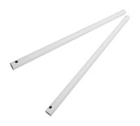 HOODANCOS Lot de 2 Tiges D'extension pour Ventilateur de Plafond en Fer Blanc, Rallonge Élégante et Robuste Vacances, Compatible Ventilateurs Plafond