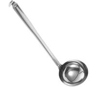 HOODANCOS Louche Inox à Long Manche avec Crochet Cuillère à Soupe Robuste pour Service et Cuisson Ustensile Cuisine Multifonction pour Maison et Restauration