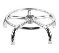 HOODANCOS Partie pivotante Pratique de la Chaise Plaque pivotante Pratique pour Chaise en Alliage d'aluminium Argent pour Chaise de Bureau et chaises pivotantes avec sécurité améliorée
