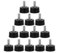 HOODANCOS Pieds à Visser pour Meubles Noirs 20 pièces, Dimensions M5 x 18 x 13 mm, faciles et Pratiques, adaptés aux Tables et Lits dans Les hôtels et résidences