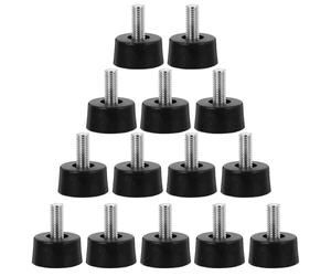 HOODANCOS Pieds à Visser pour Meubles Noirs 20 pièces, Dimensions M5 x 18 x 13 mm, faciles et Pratiques, adaptés aux Tables et Lits dans Les hôtels et résidences