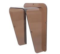 HOODANCOS Protecteur Sonnette Extérieure en Acrylique avec Protection Anti-Pluie pour Machine de Contrôle d'Accès et Badgeuse en Extérieur
