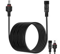 HOODANCOS Rallonge électrique DC 5 m Câble universel pour lampe solaire extérieure et pompe à eau CC 12 V/24 V
