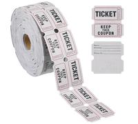 HOODANCOS Rouleau De Tickets De Tombola 1 Rouleau Papier Couché Tickets Multifonction Pour Jeux Et Fêtes D'entreprise