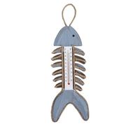 HOODANCOS Thermomètre Mural à Forme de Côte de Poisson Décor Rétro pour Entrée Salon Jardin ou Bureau Thermomètre Intérieur Mural Décoratif