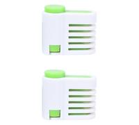 HOODANCOS Trancheuse à Gâteau 2pcs en Abs Légère et Peu Encombrante, 5 Couches pour Découpe Précise Légumes Cuisine et Pâtisserie, Couleur Vert