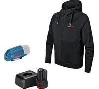 Hoodie chauffant GHH 12+18V XA S, 1 x batterie GBA 12V 2.0Ah, chargeur