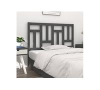 VIDAXL Tête de lit 125,5 cm - Gris
