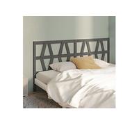 vidaXL Tête de lit - Gris 206 cm