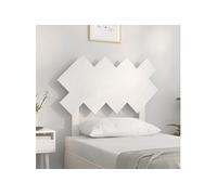 vidaXL Hoofdbord 92x3x81 cm massief grenenhout wit819201 Blanc G
