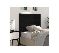 Vidaxl Tête de lit 96x4x100 cm - Noir