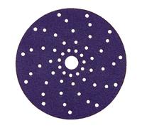 Disques auto-agrippants 3M Hookit Purple Premium 737U, 150 mm, P80, multi-trous #51369 x50 morceau