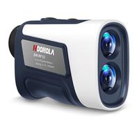 Hoorola Télémètre de golf avec pente, bande magnétique, grossissement x7, résistant à l'eau IP54, batterie rechargeable, verrou de poteau de drapeau vibrant, accessoire de golf pour homme et femme