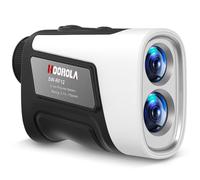 Hoorola Télémètre de golf avec pente, bande magnétique, grossissement x7, résistant à l'eau IP54, batterie rechargeable, verrou de poteau de drapeau vibrant, accessoire de golf pour homme et femme