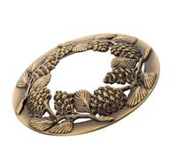 HOOTNEE Couvercle Métallique Accessoire Décoratif pour Intérieur en Alliage de Zinc Teinte Bronze Vintage, Design Ajouré Intégré Accumulateur de Chaleur pour Bougies Parfumées en Pot