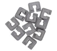 HOOTNEE Œillet de tête de coupe 10pcs, manchon à œillet de rechange pour tête de coupe, alliage d'aluminium, pour tête de tondeuse et gazon bien entretenu
