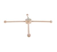 HOOTNEE Kit de Cadre Mobile Bois Support de Carillon à Vent à Base Plate pour Intérieur et Terrasse Kit de Fabrication pour Décoration Suspendue