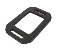 HOOTNEE Miroir de Salon portatif, Miroir de barbier Noir en écume et Verre, Design Acoustique et Antichoc pour Usage Professionnel et Salle de Bain