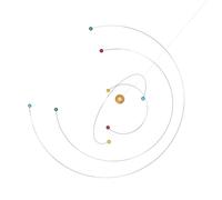 HOOTNEE Mobile Suspendu Système Solaire en Métal, Modèle D'astronomie Grand Format, Décoration Moderne Nordique pour Chambres et Salons, Structure Atomique Robuste