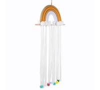 HOOTNEE Organisateur Mural De Clips à Cheveux Forme De Nœud Arc-ciel Support Décoratif Pour Filles Avec Rangement Pratique Pour Pinces Et Bandeaux