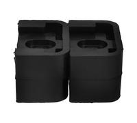 HOOTNEE Patin Amortisseur Caoutchouc pour Climatiseur 4pièces Anti-vibrations Base Rehausseur de Hauteur pour Unité Extérieure 1-3P
