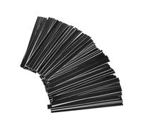 HOOTNEE Pince pour Fermer Sachet en Cuir Noir, Clips Étanchéité pour Aliments Facile à Utiliser et Portable, Stockage Alimentaire
