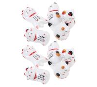 HOOTNEE Repose-baguettes en céramique forme chat blanc 10pcs portable facile à nettoyer pour dîners en famille et restaurants