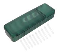 HOOWIFFY 1ensemble Boîte de Rangement Câble avec Couvercle Organisateur de Câbles de Bureau pour Gestion et Stockage Ordonné des Fils Électroniques Boîte Compartimentée avec Serre-câbles