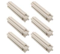 HOOWIFFY 6 Pièces Colonne et Résistante la Pluie Verticale Beige en Plastique Compatible Multifonction Design Gain de Place pour Jardinière et Potager sur Balcon pour Appartements Urbains