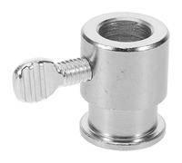 HOOWIFFY Accessoire pour Rôtisserie en Fer Chromé Argenté Butée de Tige pour Barbecue Extérieur, Production Précise et Soudure Stricte, Diamètre Extérieur 20 Mm
