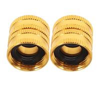 HOOWIFFY Adaptateurs pour Tuyaux D'arrosage en Cuivre et Aluminium, Raccord Rapide Polyvalent, Lot de 2 Pièces pour Jardinage à Domicile
