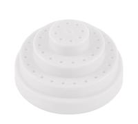 HOOWIFFY Boîte de Rangement en Abs Blanc pour Embouts de Clous 48 Trous Support Pratique pour Organiser Accessoires Manucure à Usage Professionnel ou Domestique