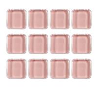 HOOWIFFY Boîte de Rangement pour à Pression en Abs Légère et Protectrice 12pcs pour Nail Art Compartiments pour Faux